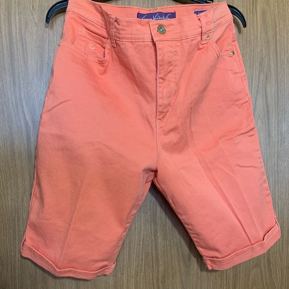 Gloria Vanderbilt Orange Bermuda